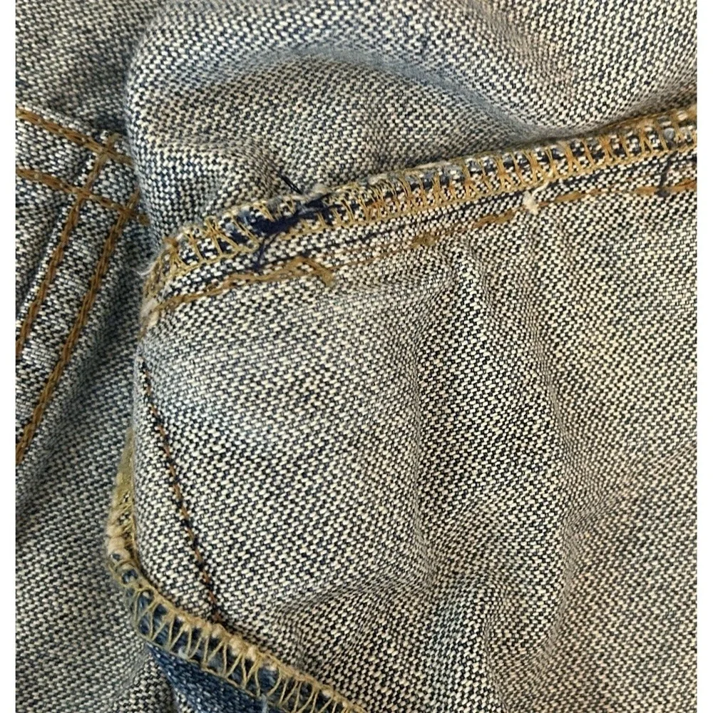 Polo Jeans Co Ralph Lauren Denim Jacket - Kids XL Fits Women's XS Y2K Trucker - Picture 12 of 13